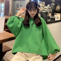 Cute 3D Dinosaur Cartoon Costume Loose Fleece Hoodie Jacket Sweatshirt Aesthetic Casual E-Girl Kawaii Korean Japanese Harajuku - Thumbnail 7