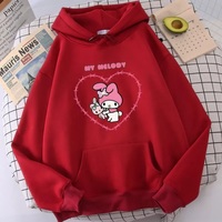 Cute Anime Japanese Cartoon Print Long Sleeve Hoodie  - Thumbnail 7