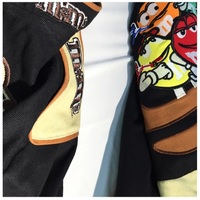 Cute Chocolate Embroidery Patch Retro Oversize Vintage Racer Jackets Long Sleeve Pullover Aesthetic Casual E-Girl Kawaii Korean Japanese Harajuku - Thumbnail 6