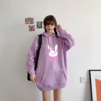 Women Hoodies Kawaii Cosplay Rabbit Ears - Thumbnail 1