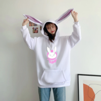 Women Hoodies Kawaii Cosplay Rabbit Ears - Thumbnail 5