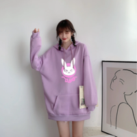 Women Hoodies Kawaii Cosplay Rabbit Ears - Thumbnail 3