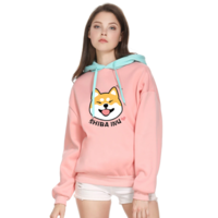 Winter Pullover Women Fleece Kawaii Cartoon - Thumbnail 2