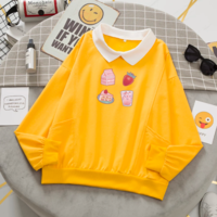 Strawberry Milk Hoodies Plus Size Women Kawaii  - Thumbnail 2