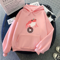  Long Sleeve Hooded Kawaii Hoodie - Thumbnail 1