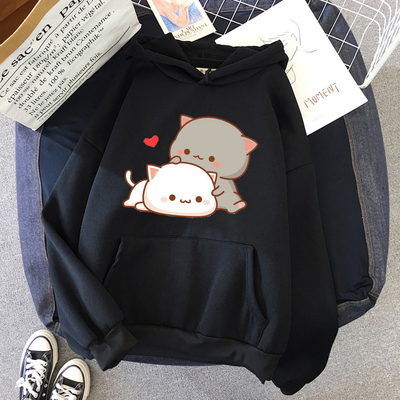 Winter Women's Hoodie Cute Casual Sweatshirt