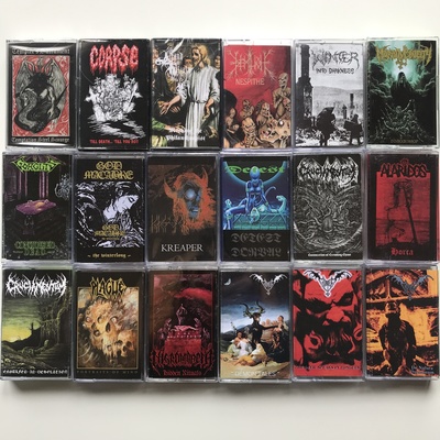 Distro cassettes + zine