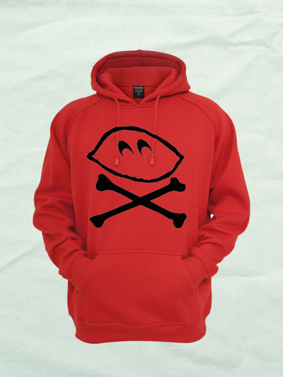 RED LOGO HOODIE