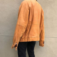 Free Shipping-90s SUEDE JACKET - Thumbnail 3