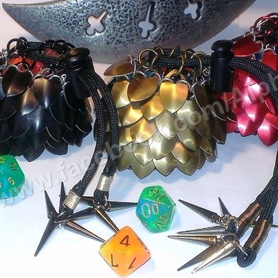 Small dragon slayer dice bag
