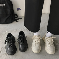 Solid Chunky Sneakers Women Spring Casual  - Thumbnail 3