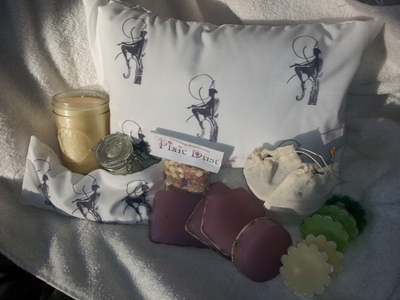 Personal Home Spa Kit in hand stamped fairys