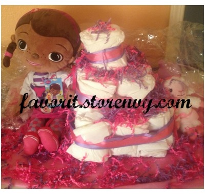 Doc McStuffins Diaper Cake