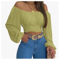 Off The  Shoulder Crop-TD - Thumbnail 1