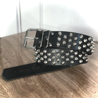 2” wide 3-2-3 Standard British Stud Belt - Thumbnail 4