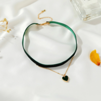 Korean Flannel Sexy Short Necklace For Women - Thumbnail 7