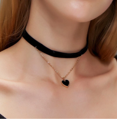 Korean Flannel Sexy Short Necklace For Women
