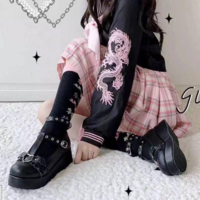 Gothic Punk Shoes Lolita Ladies Wedges  - Thumbnail 1
