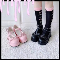 Gothic Punk Shoes Lolita Ladies Wedges  - Thumbnail 2