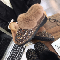 Lady Snow Boots Shiny Brand Fashion - Thumbnail 2