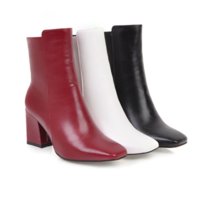  Comfortable Mid Heel Ankle Boots Fashion - Thumbnail 7