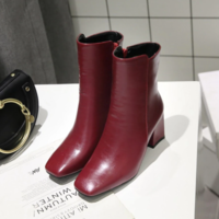  Comfortable Mid Heel Ankle Boots Fashion - Thumbnail 4