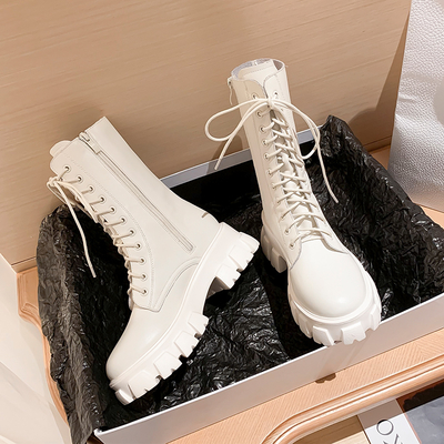  fashion platform motorcycle boots women