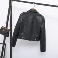 Spring Autumn Long Sleeve Slim Bikers - Thumbnail 4