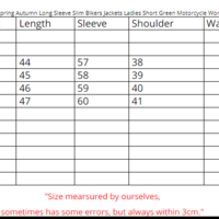 Spring Autumn Long Sleeve Slim Bikers - Thumbnail 5