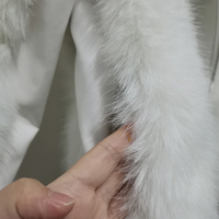Faux Fur Turn Down Collar Jackets Women - Thumbnail 4