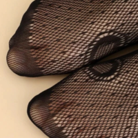  Heart Pattern Print Fishnet Tight Stretchy - Thumbnail 3