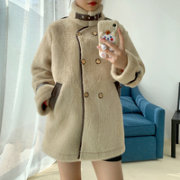 Winter Jacket New Fashion Short Fur Coat - Thumbnail 3