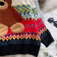 Korean Lazy Loose Pullover Kawaii - Thumbnail 2
