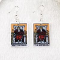 Free Shipping-TAROT DECK CARD EARRINGS - Thumbnail 4