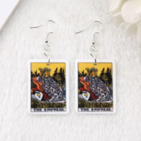 Free Shipping-TAROT DECK CARD EARRINGS - Thumbnail 6