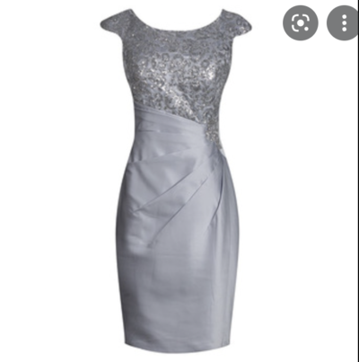 Knee Length Cap Sleeves Mother of the Bride Dresses