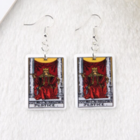 Free Shipping-TAROT DECK CARD EARRINGS - Thumbnail 7