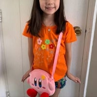 Pink Japanese Anime Cartoon Plush Handbag Messenger Bag  - Thumbnail 7