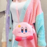 Pink Japanese Anime Cartoon Plush Handbag Messenger Bag  - Thumbnail 8