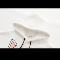 Cute Cat Kitten Ear Cartoon Print Funny Hoodie Long Sleeve Pullover Sweatshirt Aesthetic Casual E-Girl Kawaii Korean Japanese Harajuku - Thumbnail 7