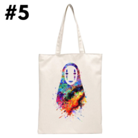 Japanese Anime Print Canvas Tote Bag  - Thumbnail 6
