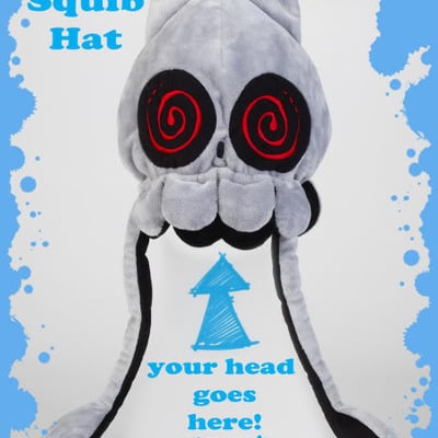 Squib drone hat - cosplay attire - by squid kids ink
