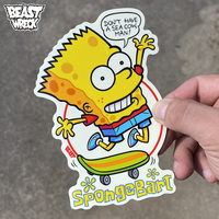 SPONGEBART SQUARESHORTS Sticker - Thumbnail 1