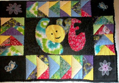 LOVE Quilted Wall-hanging 