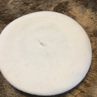 Cute Winter Christmas Strawberry Green Leaves White Beret Hat - Thumbnail 3