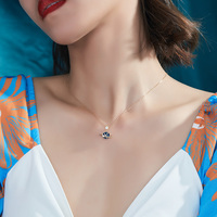 New starry sky planet necklace - Thumbnail 7