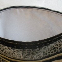 Animal Print Cosmetic Bag/Clutch - Thumbnail 2