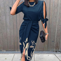 Design Printed Dress - Thumbnail 3