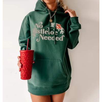 Casual long sleeve hoodie sweater - Thumbnail 1