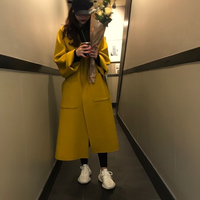 Classy Autumn And Winter Korean Fashion Women's Coat - Thumbnail 2